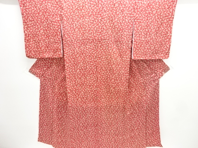 JAPANESE KIMONO / ANTIQUE KIMONO / SILK / MON KINSHA / TATEWAKU & UME